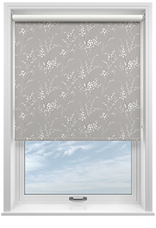 Laura Ashley Pussy Willow, Steel - Roller Blind